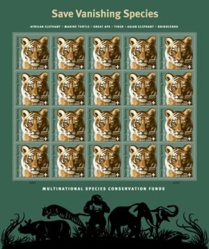 2011 Save Vanishing Species Semipostal Forever Stamps – 5 Sheets / 100 Stamps