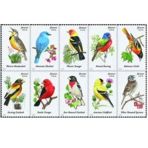 2014 Songbird Forever Stamps – 5 Booklets / 100 Stamps