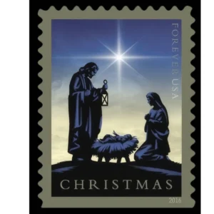 1-2016-nativity-christmas-Stamps-5Booklets-100Stamps 2016 Nativity Christmas Forever Stamps – 5 Booklets / 100 Stamps