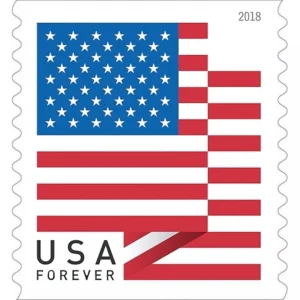 1-2018-US-Flag-Forever-Stamps-20Rolls-2000Stamps 2018 US Flag Forever Stamps – 10 Rolls / 1,000 Stamps