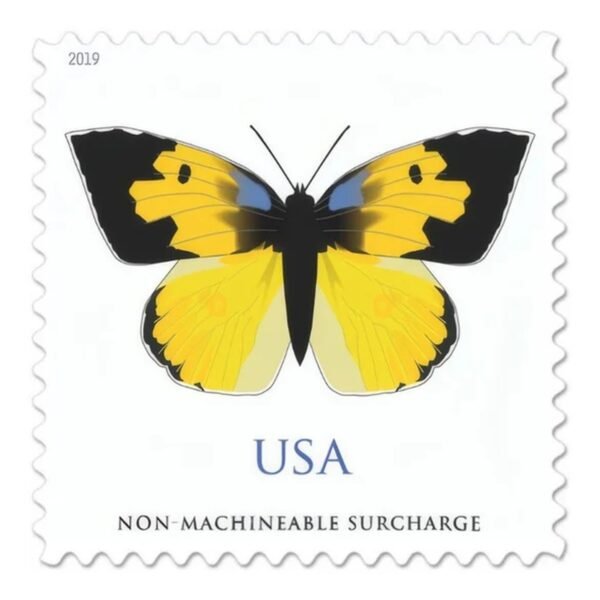 1-2019-California-Dogface-Butterfly-Stamps-5Sheets-100Stamps 2019 California Dogface Butterfly Stamps – 5 Sheets / 100 Stamps
