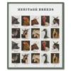 2021 Heritage Breeds Forever Stamps – 5 Sheets / 100 Stamps
