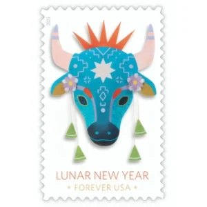 1-2021-Lunar-New-Year-of-the-Ox-Forever-Stamps-5Sheets-100Stamps 2021 Lunar New Year of the Ox Forever Stamps – 5 Sheets / 100 Stamps