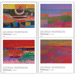 1-2022-george-morrison-Stamps-5Sheets-100Stamps 2022 George Morrison Forever Stamps – 5 Sheets / 100 Stamps