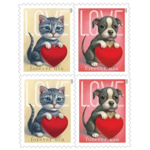 1-2023-Love-Forever-Stamps-5Sheets-100Stamps 2023 Love Forever Stamps – 5 Sheets / 100 Stamps