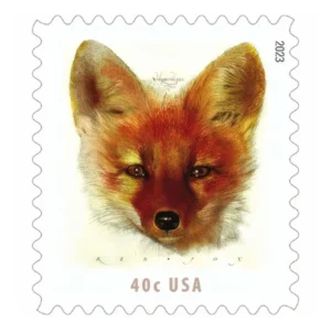 1-2023-Red-Fox-Stamps-5Sheets-100Stamps 2023 Red Fox Stamps – 5 Sheets / 100 Stamps