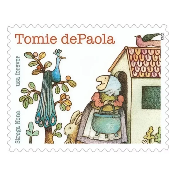 1-2023-tommy-depaola-Stamps-5Sheets-100Stamps 2023 Tommy Depaola Forever Stamps – 5 Sheets / 100 Stamps