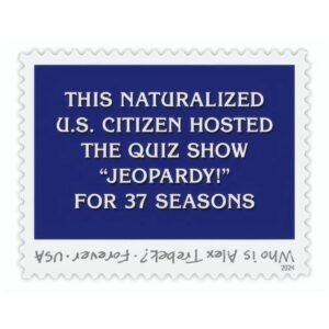 1-2024-alex-trebek-Stamps-5Sheets-100Stamps 2024 Alex Trebek Forever Stamps – 5 Sheets / 100 Stamps