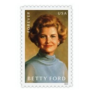 1-2024-betty-ford-Stamps-5Sheets-100Stamps 2024 Betty Ford Forever Stamps – 5 Sheets / 100 Stamps