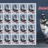 1-2024-hank-aaron-Stamps-5Sheets-100Stamps 2024 Hank Aaron Forever Stamps – 5 Sheets / 100 Stamps