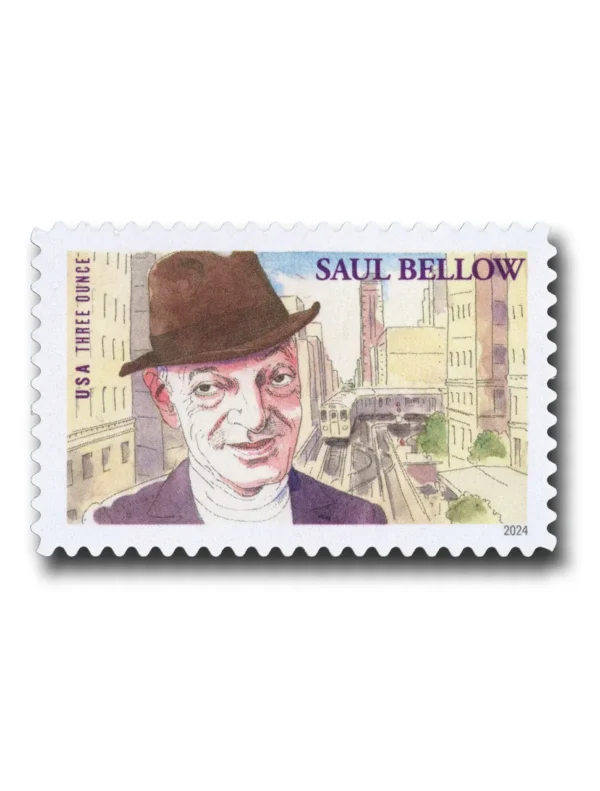 1-2024-saul-bellow-literary-arts-Stamps-5Sheets-100Stamps 2024 Saul Bellow Literary Arts Forever Stamps – 5 Sheets / 100 Stamps