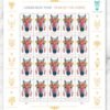 2026 Lunar New Year of the Horse Forever Stamps – 5 Sheets / 100 Stamps