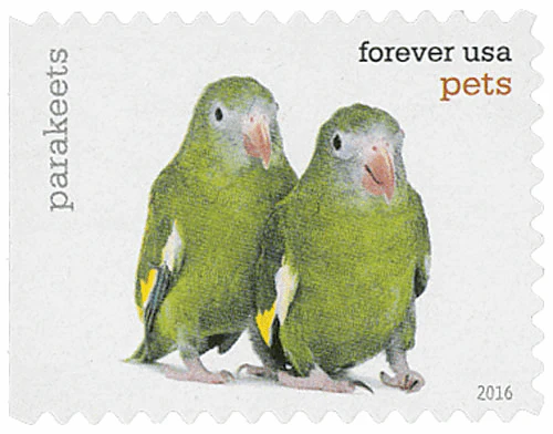 2016 Pets Celebrate Animals Forever Stamps – 5 Booklets / 100 Stamps