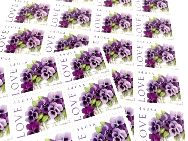 2-2010-Purple-Orchid-in-Snow-Stamps-5Sheets-100Stamps 2010 Purple Orchid in Snow Forever Stamps – 5 Sheets / 100 Stamps