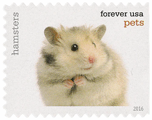 2016 Pets Celebrate Animals Forever Stamps – 5 Booklets / 100 Stamps