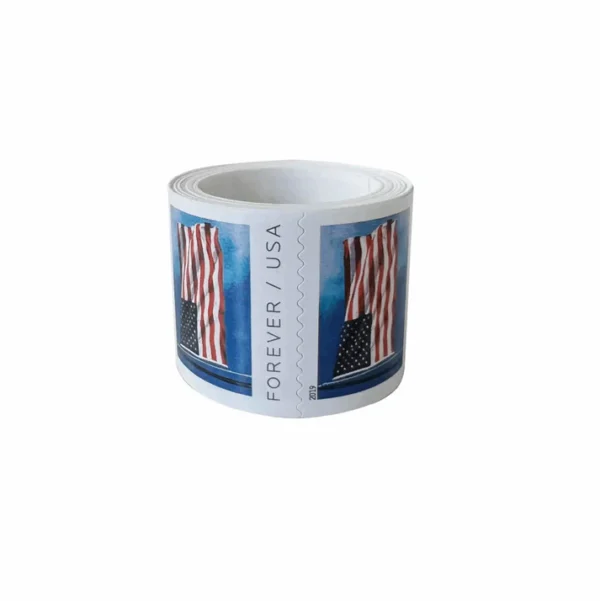 2-2019-US-Flag-Forever-Stamps-20Rolls-2000Stamps 2019 US Flag Forever Stamps – 20 Rolls / 2,000 Stamps