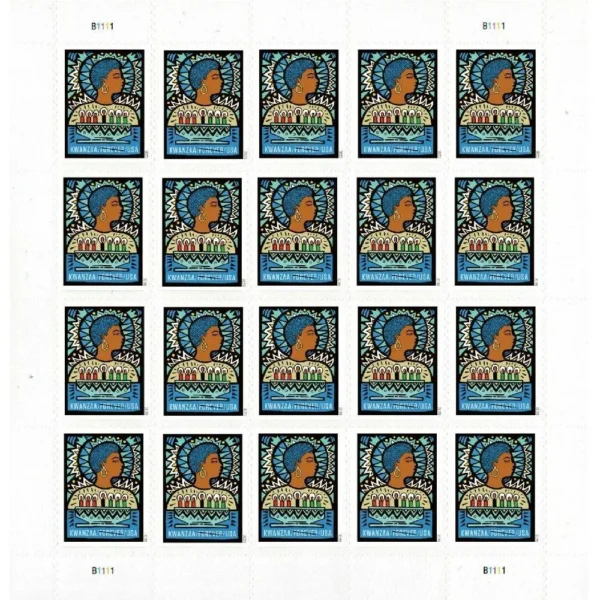2-2020-kwanzaa-Stamps-5Sheets-100Stamps 2020 Kwanzaa Forever Stamps – 5 Sheets / 100 Stamps
