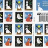 2-2023-Winter-Woodland-Animals-Forever-Stamps-5Booklets-100Stamps 2023 Winter Woodland Animals Forever Stamps – 5 Booklets / 100 Stamps