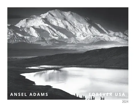 2-2024-ansel-adams-Stamps-5Sheets-100Stamps 2024 Ansel Adams Forever Stamps – 5 Sheets / 100 Stamps