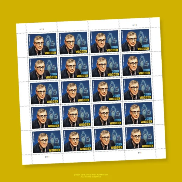 2-2024-john-wood-Stamps-5Sheets-100Stamps 2024 John Wood Forever Stamps – 5 Sheets / 100 Stamps