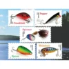 2025 Freshwater Fishing Lures Forever Stamps – 5 Sheets / 100 Stamps