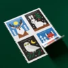 3-2023-Winter-Woodland-Animals-Forever-Stamps-5Booklets-100Stamps 2023 Winter Woodland Animals Forever Stamps – 5 Booklets / 100 Stamps