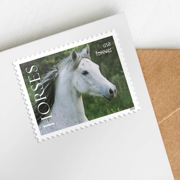 3-2024-Horses-Forever-Stamps-5Sheets-100Stamps 2024 Horses Forever Stamps – 5 Sheets / 100 Stamps