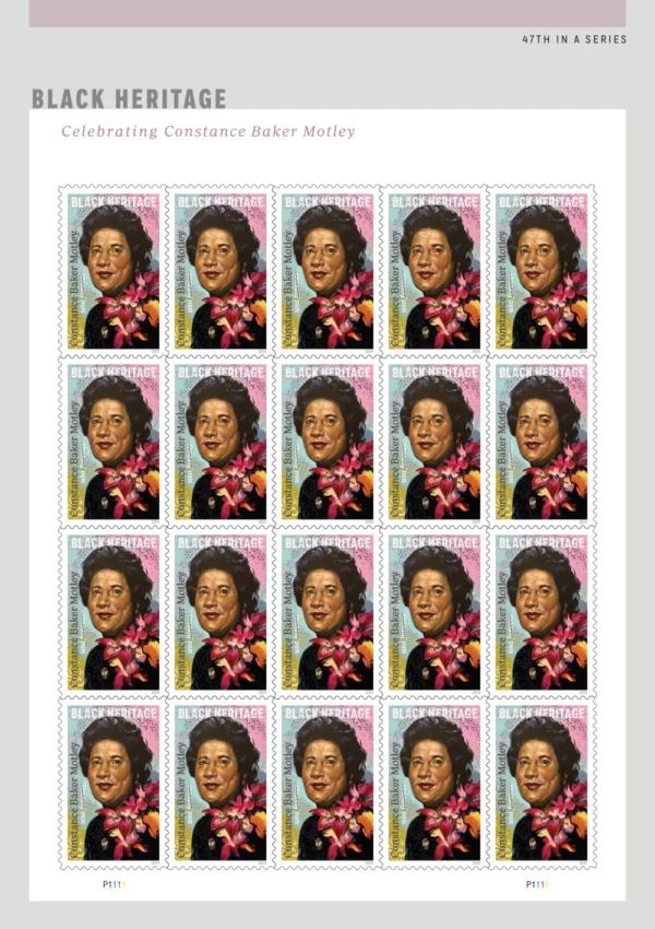 3-2024-baker-motley-Stamps-5Sheets-100Stamps 2024 Baker Motley Forever Stamps – 5 Sheets / 100 Stamps