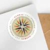 2025 Compass Rose Global Forever Stamps – 5 Sheets / 50 Stamps
