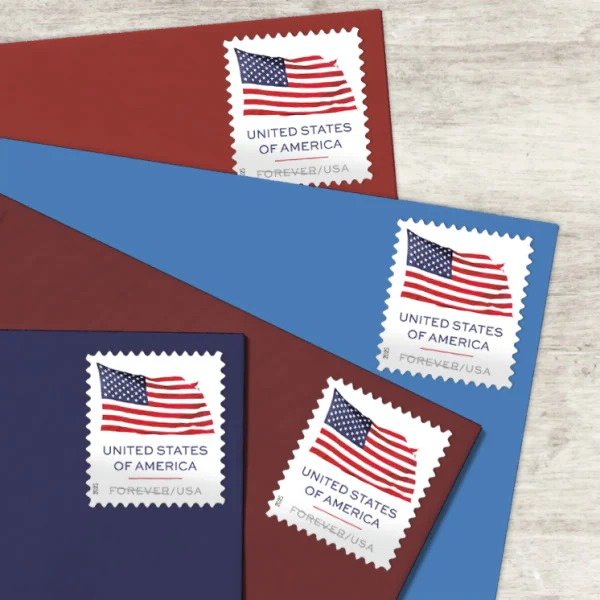 3-2025-US-Flag-Forever-Stamps-10Rolls-1000Stamps 2025 US Flag Forever Stamps – 10 Rolls / 1,000 Stamps