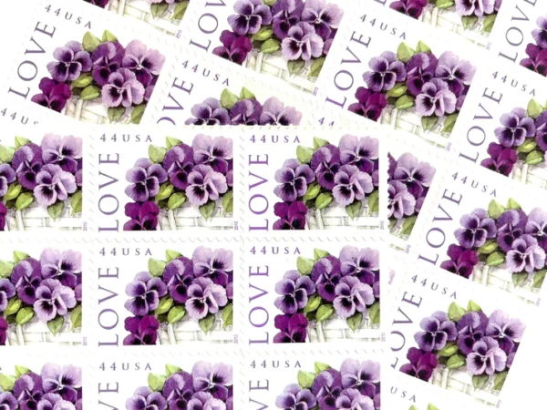 4-2010-Purple-Orchid-in-Snow-Stamps-5Sheets-100Stamps 2010 Purple Orchid in Snow Forever Stamps – 5 Sheets / 100 Stamps