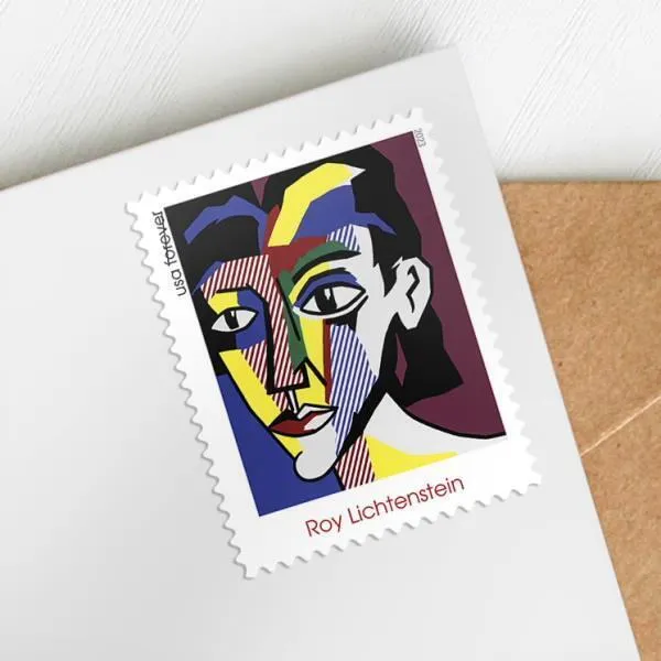 4-2023-roy-lichtenstein-Stamps-5Sheets-100Stamps 2023 Roy Lichtenstein Forever Stamps – 5 Sheets / 100 Stamps