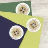 2025 Compass Rose Global Forever Stamps – 5 Sheets / 50 Stamps