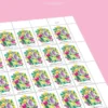 2024 Wedding Blooms Forever Stamps – 5 Sheets / 100 Stamps